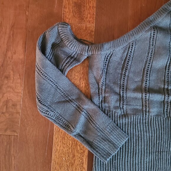 Charcoal one shoulder dress - Picture 4 of 5